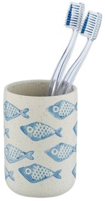 Pahar periuță de dinti ceramic AQUAMARIN, Wenko