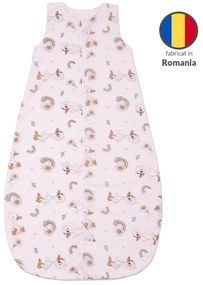Sac dormit copii de vara din muselina Kidizi Ducky 90 cm, 100% bumbac, 6-24 luni 0.5 TOG