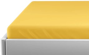 Cearsaf Jersey pentru patut EXCLUSIVE 70x140 cm galben