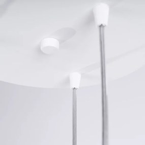 Lustră pe cablu Sollux SL.1694 LIRO 3xGU10/10W/230V alb