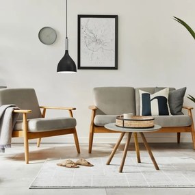 Lustră pe cablu NOAK 1xE27/60W/230V neagră/crom lucios