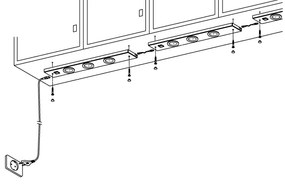 Eglo 93706 - Corp de iluminat LED fluorescent KOB 3xLED/2,3W/230V