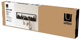 Cuier de perete negru din plastic Skyline – Umbra