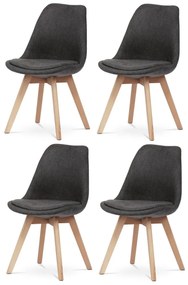 Set de scaune de sufragerie CT-751 GREY2, 4 buc.