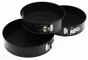 Set 3 tavi de copt SG, otel carbon, 22-24-26 cm