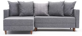 Coltar Extensibil Aydam Left, Poliester, Gri
