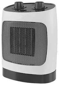 Aeroterma ceramica ELITE ECH-1374, 2000W, Pana la 20 m², 2 trepte, Oscilatie, Indicator luminos, Protectie la rtsturnare, Alb/Negru
