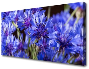 Tablou pe panza canvas Flori Floral violet