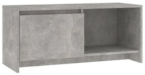 Comoda TV, gri beton, 90x35x40 cm, PAL 1, Gri beton