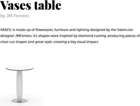 Masa de exterior / interior design modern premium VASES 60cm