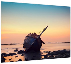Tablou - Nava naufragiată (70x50 cm)