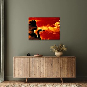 Tablou femeii în foc (70x50 cm)