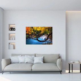 Tablou - Cascade din Asia (90x60 cm)