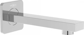 Mexen Cube baterie cadă de perete, cromată - 79370-00