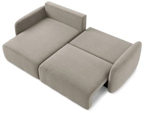 Colțar bej extensibil/cu spațiu de depozitare (cu colț pe partea stângă) Kalena – Makamii