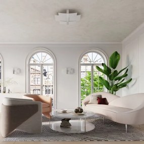 Aplică perete CELIA 2xG9/40W/230V crom/alb