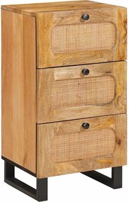 vidaXL Bufet cu sertar Maro 40 x 33 x 75 cm Lemn de mango solid