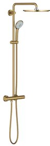 Coloana de dus cu baterie termostatata auriu periat Grohe Euphoria 310 Cool Sunrise