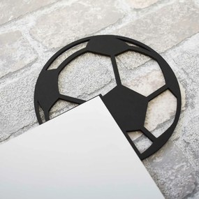 DUBLEZ | Autocolant din lemn în jurul întrerupătorului - Minge de fotbal
