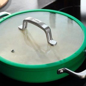 Tigaie cu capac/cu suprafață ceramică ø 28 cm tegame Meda 3.0 – FABINI