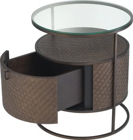 Noptiera/ Masuta laterala design LUX Napa Valley bronz 113397 HZ