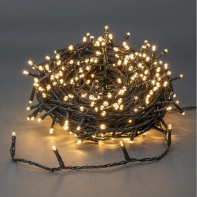 Nedis CLLS720 - Ghirlandă LED de Crăciun pentru exterior 720 LED-uri/7 funcții 57 m IP44 alb cald