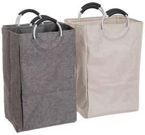 Coșuri de rufe gri-bej 2 buc. din material textil – Casa Selección