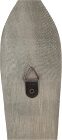 Cuier decorativ de perete din lemn, cu motive cu fulgi de zăpadă, H35 cm, „Vintage Hook”
