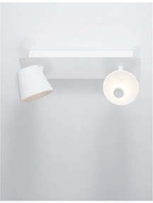 Aplica cu 2 spoturi LED BIAGIO alb NVL-9155362