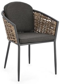 Scaun cu perne detasabile, antracit, Maribela, Bizzotto