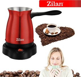 Ibric electric Zilan ZLN3627 Rosu, putere 800W, Capacitate 6 cesti