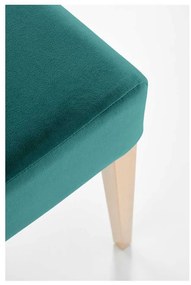 Scaun de bucătărie Clarion II, verde / stejar miere