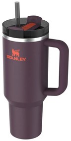 Termos violet cu pai din oțel inoxidabil 1,18 l Quencher H2.0 FlowState Tumbler Plum – Stanley