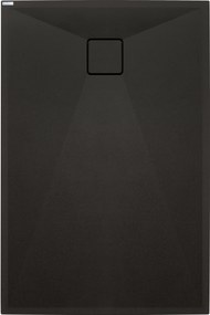 Deante Correo cădiță de duș dreptunghiulară 140x80 cm negru KQR_N48B