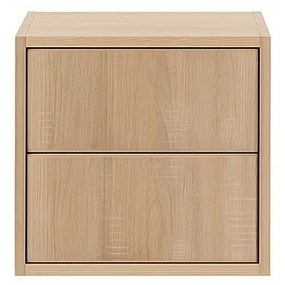 Boxie dulap de perete cu 2 sertare 40x40x37 cm stejar sonoma