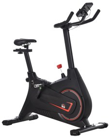 HOMCOM Bicicleta Antrenament Magnetica Profesionala, 100x50x116-126cm, Negru | Aosom Ro