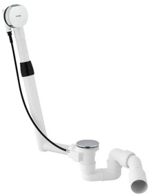 Sifon cada baie cu preaplin Kludi Rotexa, crom lucios