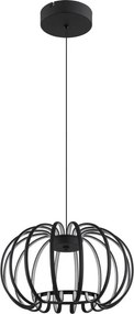 Lustra LED suspendata moderna RIBBON negru