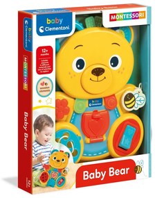 Clementoni Montessori Didactic Teddy Bear, 29 x 35x 5,5 cm