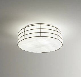 Plafonieră SIRU TAMIS 3xE14/40W/230V negru/alb sticlă venețiană