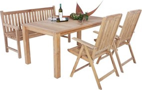 Masă de grădină din lemn de tec Garden Pleasure Solo