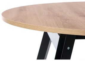 Masă de dining SOLINA din stejar artisan