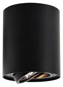 Spotlight modern de tavan negru, rotativ și înclinabil AR70 - Rondoo Up