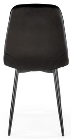 Scaun de dining KINDREL, 1 buc., negru