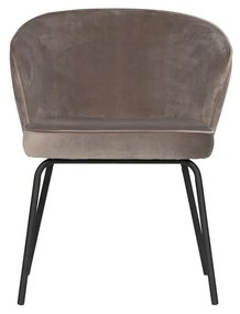 Set de scaune de sufragerie bej 2 buc. tapițat Admit – WOOOD