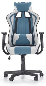 Scaun de birou KODA, gri deschis/albastru