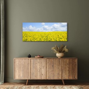 Tablou - Câmp galben (120x50 cm)