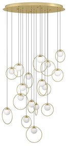 Lustră LED dimabilă pe cablu Eglo 390346 PORTOCOLOM 17xLED/3W/230V d. 78 cm