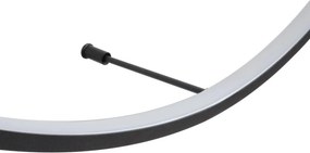 Aplica circulara LED IP44 diametru 80cm Visual negru