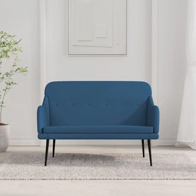 351490 vidaXL Bancă, albastru, 110x76x80 cm, textil